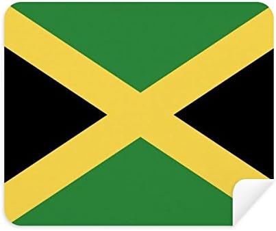 Национално Знаме На Јамајка Северна Америка Земја Чистење Крпа За Чистење На Екранот 2 парчиња Велур Ткаенина