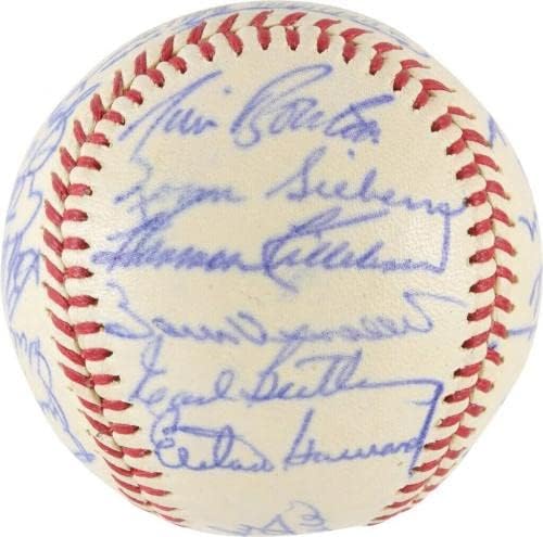 1963 година, тимот на Американската лига на сите starвезди потпиша бејзбол Нели Фокс Јастжемски - Автограмирани бејзбол