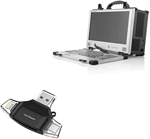 Boxwave Smart Gadget компатибилен со ACME Portable Machines Netpac Lite - AllReader SD картички читач, читач на картички MicroSD