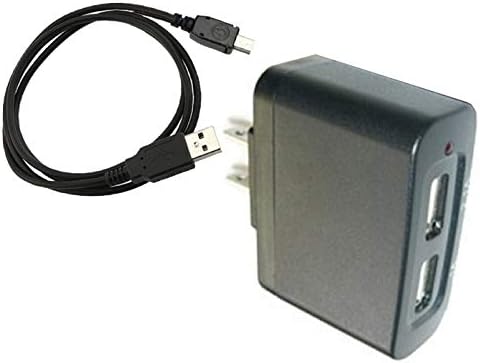 Адаптерот за наизменична струја со двојна USB порт, компатибилен со HP F2L67AA SLATE 10 HD 3600 3600US 3500 3500US Slate 6 7 Voicetab 4400 Slate