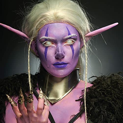 CCbeauty Виолетова Боја За Лице Стап, Комплет За Сликање Лице,Нетоксична ШМИНКА SFX За Костим За Ноќта На Вештерките На Вдовицата На