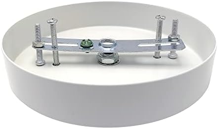 Комплет за крошна на лустер, Ecudis 5 1/8 тавански осветлување Модерни челични плочки за тела за челик крошна, со хардвер за тела