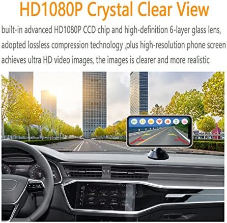 Casoda Најновата HD1080P WiFi безжична резервна камера за iPhone и Android, ултра силен сигнал мазно видео, кристално чиста слика, лесна