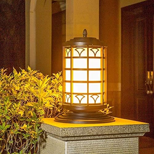 TBIIEXFL LED на отворено водоотпорен водоотпорен двор ламба дома wallидна ламба Пост глава ламба европски стил дворот градина вила порта