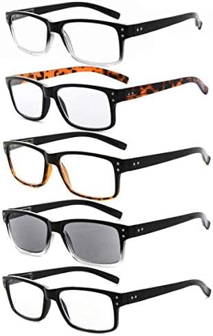 Eyekepper Заштедете 10% на комплет 5 пакувања класични очила за читање за мажи и 4 пакувања со два тони читатели +2,25