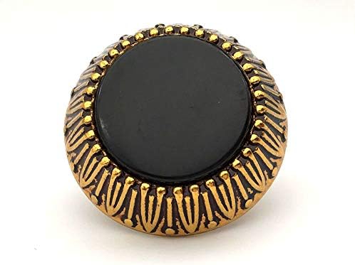 Стаклена фиока копче црно антички златен месинг кабинет за влечење рачка на копчето за задниот дел на задната плоча, влегува кујнски рачки на вратите