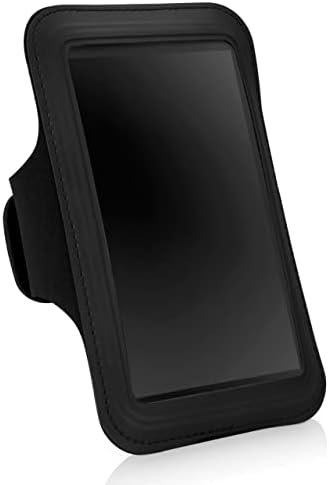 Case Boxwave Case за LG G8 Thinq - Спортска амбалажа, прилагодлива амбалажа за тренинг и трчање за LG G8 Thinq - Jet Black