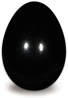 Црн Обсидијан кристално Јајце ~48мм