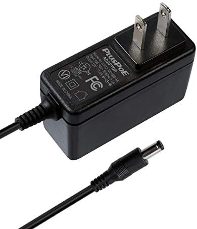 [UL наведен] Pluspoe 12v1a AC DC Адаптер за напојување со напојување 12W Wallиден брадавски полнач за LED ленти, аудио/видео, безжичен рутер
