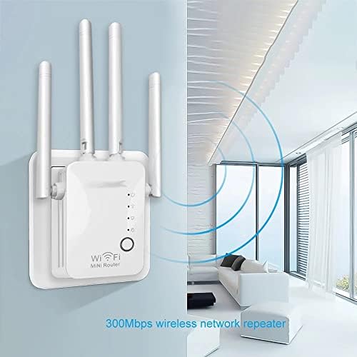 N/A безжичен рутер WiFi Repeater Access Access Mini Point Mode Antennas Booster 2.4G Amplifier Long Range Signal Wi-Fi Extender