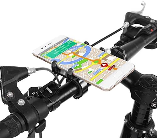 Држач за телефон со велосипед VGEBY1, 3 бои прилагодлив велосипед паметен телефон монтирање на алуминиумска легура за велосипедски рачки