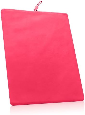 Кутија за боксер за Lenovo Miix 300 - кадифена торбичка, мека велурна ткаенина торба ракав со влечење за Lenovo Miix 300 - Cosmo Pink
