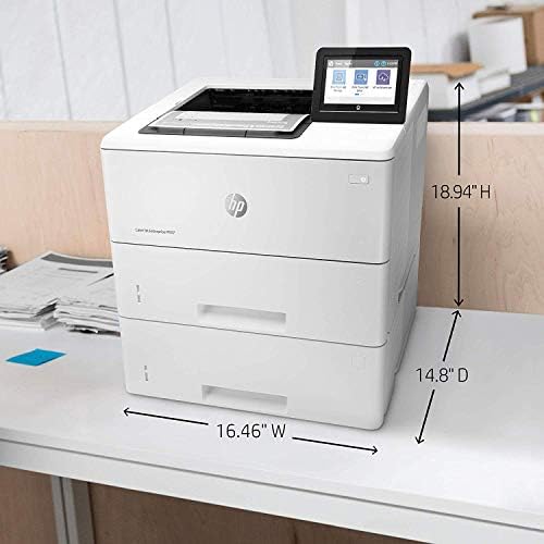 HP Laserjet Претпријатие M507x Безжичен Монохроматски Печатач со вграден Етернет, 2-странично печатење &засилувач; екстра хартија фиока, Бела