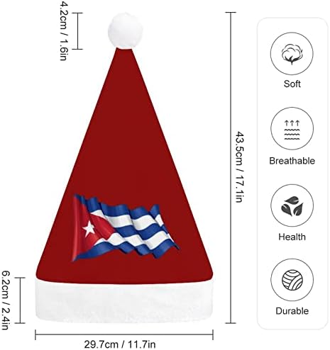 Куба Знаме Божиќ Капи Рефус Возрасни Капи Божиќ Шапка За Празници Божиќ Партија Материјали