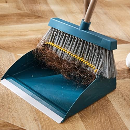 Dingzz Dust Brootle Поставете магија дома чистење тава четка лажичка и прашина од подот лопата за бришачи за коса силиконски куќа