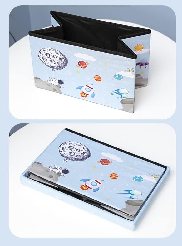 Pqiqp Преклоплива Кутија За Складирање Играчки За Складирање На Цртани Филмови/Корпа/Коцка, Столици За Складирање На Деца Во Оксфорд