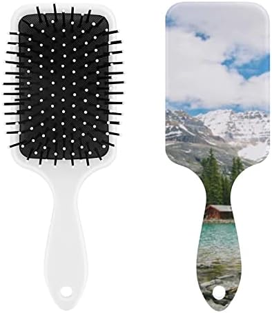 Канада Охара Езеро Јохо Национален парк со планини природа, уметност уметност Фото коса, симпатична четка за четка за перниче за перничиња за мажи