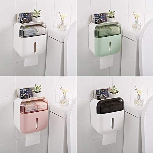 Xxxdxdp Водоотпорен wallиден монтиран држач за тоалети за тоалетна хартија за хартија за хартија за хартија