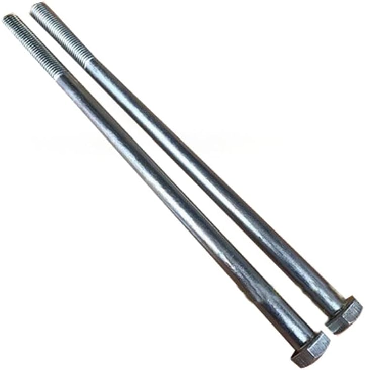 6PCS M4*50мм Надворешна шестоаголна завртка за завртки за завртки за завртки за завртки за нокти од 4,8 одделение од јаглерод челик цинк