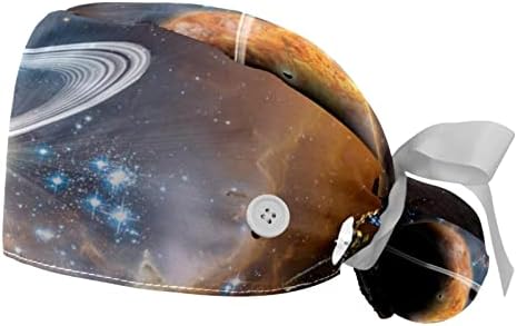 ХОХОДИ 2 Пакува Галакси Вселенски Планети Работно Капаче Со Копчиња Капи За Прилагодување На Лентата За Пот Вратоврска Капи За