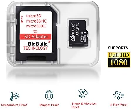 BigBuild Технологија 32gb Ултра Брз 80MB / s Microsdhc Мемориска Картичка За Huawei MediaPad M6, M6 8/10/Turbo 8, M5/M5 Pro Таблет