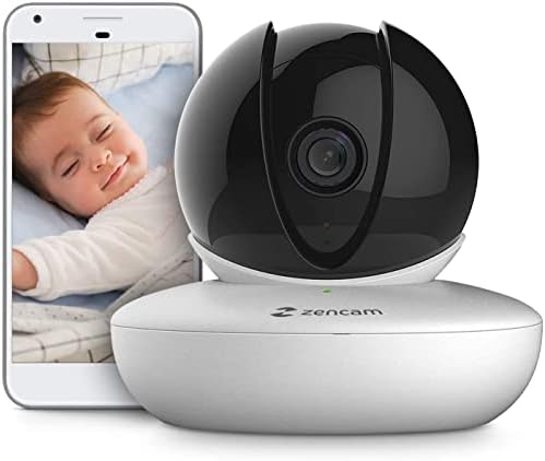 Zencam WiFi камера, камера за домашни миленици, дадилка со двонасочна аудио, монитор за бебиња со апликација за мобилни телефони,