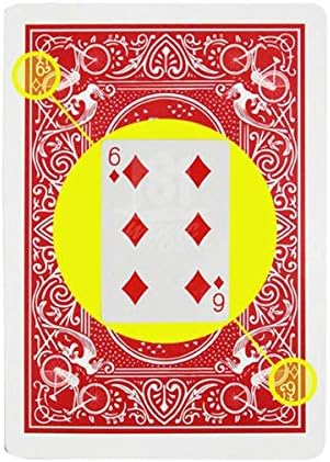 Сино-означени картички за играње картички за палуби за покер магични трикови реквизити затворете ја уличната илузија ментализам трик