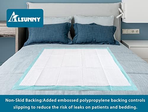 Влошки за кревет за еднократна употреба 23 x 36 нелизгање, апсорпција преку ноќ, ултра апсорбирачки под-подложни под-влошки за инконтиненција