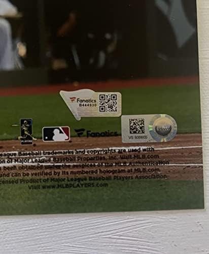 Арон Хикс потпиша автограмиран сјајно 8x10 Фото Newујорк Јанки - MLB/Fanatics автентицирана