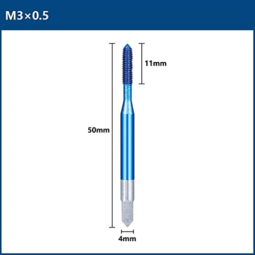 Машини за формирање на Pikis Flutiess Forming Taps M2-M12 сина обложена нишка допрете метричка чешма за вежбање и екструзија