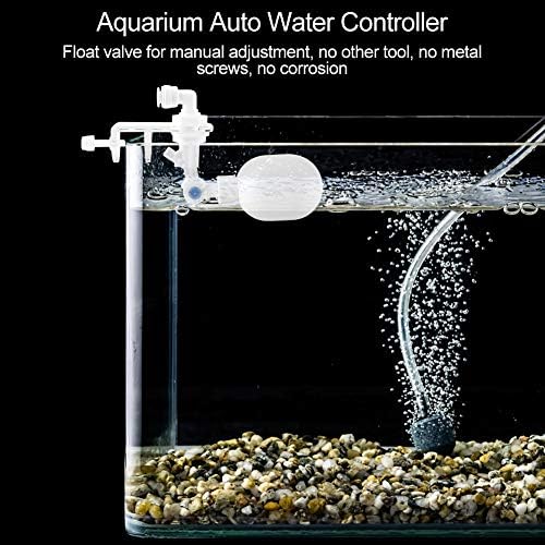 Контролер за полнење на вода Cuifati, автоматско контролор на ниво на ниво на вода, прилагодлив монтирање на плови вентил за резервоарот за риби од аквариум