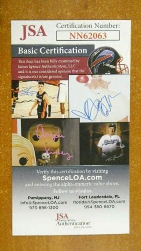 Бил Ли потпиша 8x10 фотографија со JSA COA - Автограмирани фотографии од MLB