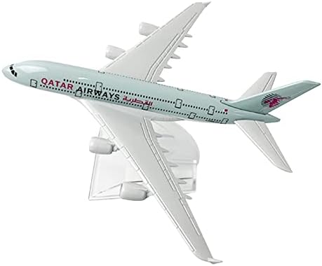 Natefemin легура A380 Qatar Airways Alim Model Model Aircraft Model 1: 400 Model Simulation Science Science Model Model Model Model