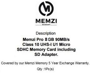 MEMZI PRO 8gb Класа 10 90MB / s Микро Sdhc Мемориска Картичка Со Sd Адаптер За Crosstour Акција Камери