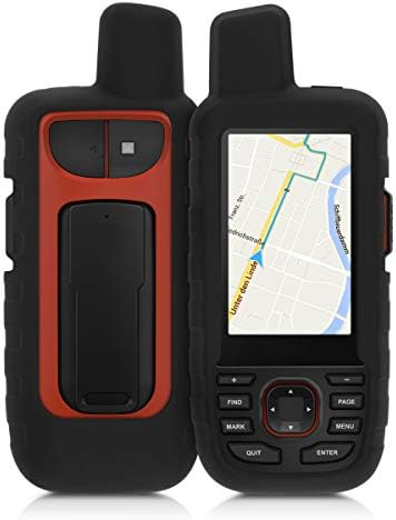 Kwmobile Случај Компатибилен Со Garmin GPSMAP 66i-Gps Мобилен Систем За Навигација Мека Силиконска Заштитна Обвивка На Кожата-Црна
