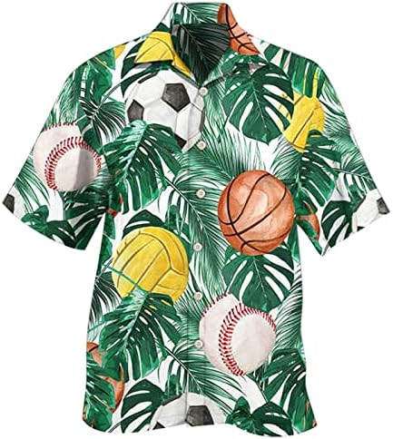 Bmisegm летни мажи кошули со плажа Машки летен одмор туризам плажа моден тренд на слободно време 3Д дигитално печатење