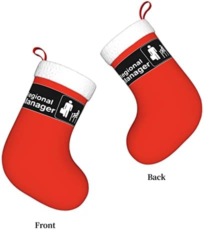 Регионален менаџер на Јујуј асистент за Божиќно порибување за декорација на одмори Камено чорап 18 инчи чорапи