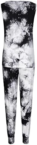 Графички панталони сетови за жени есен летен спандекс бранч 2 парче права панталони за нозе поставува тинејџерски девојки облека kw