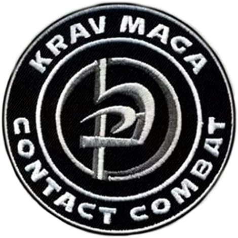 Крав Мага Контакт Борба против лепенка извезено железо/Шие на значка Израелска Амблем за амблем за воени вештини
