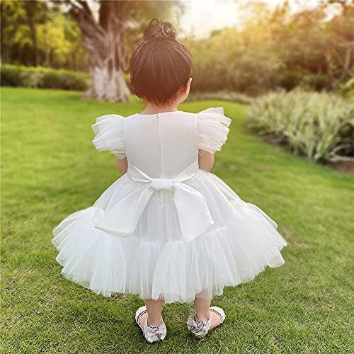 Tuiji 0-6t Tood Baby Girls Photo Sooce Pageant Party Fly Fly Fuse Fuse со Bowknot Barrettes