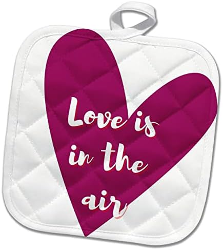 3drose Сликата на срцето со текст на убовта е во воздухот - постери