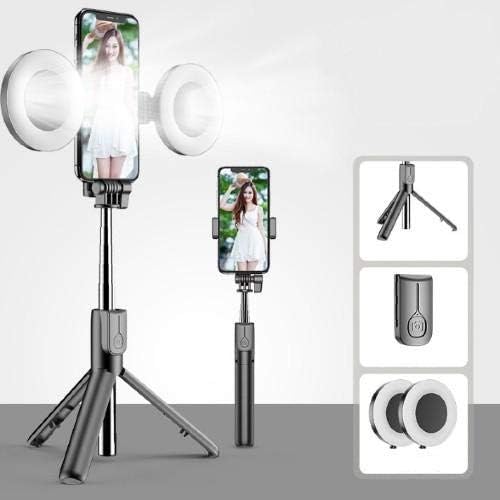 Штанд со Boxwave и монтирање компатибилен со честа 8x Max - Finllight SelfiePod, Selfie Stick Extendable Arm со прстенеста светлина за