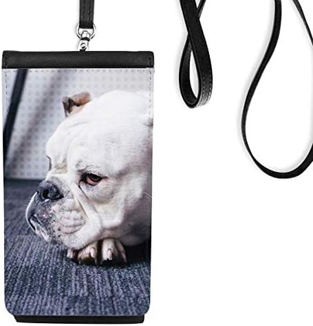 Куче милениче животно сиво слика телефонски паричник чанта што виси мобилна торбичка црн џеб