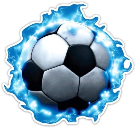 GT Graphics Soccer Ball Молња - Винил налепница водоотпорна декларација