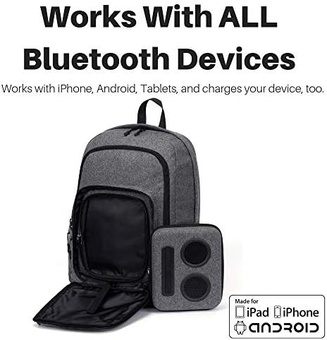 Супер реален бизнис Bluetooth звучник ранец со звучници од 20 вати и сабвуфер за забави/фестивали/плажа. Полнење, работи со iPhone