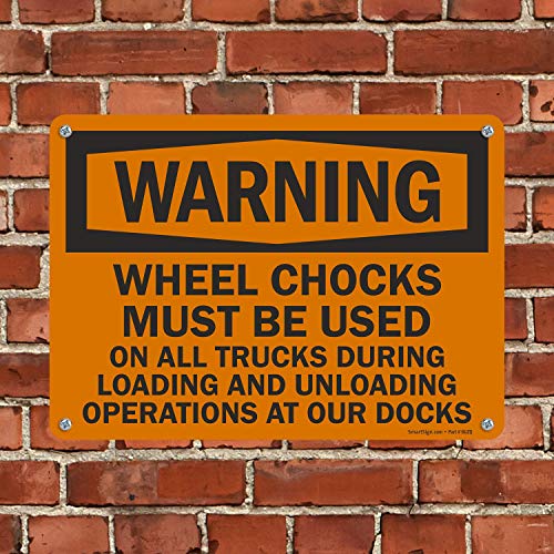 SmartSign Приклучоците За Предупредување На Тркалата Мора Да Се Користат На Сите Камиони За Време На Операциите На Товарење и Истовар