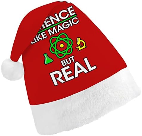 Науката Како Магија Но Вистинска Божиќна Капа Дедо Мраз Капи Украси За Новогодишна Елка Подароци За Одмор За Возрасни Жени Семејни Мажи