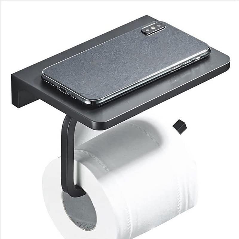 Н/Црниот Држач За Тоалетна Хартија Без Удар во Тоалет може Да Држи Решетка За Складирање Бања За Постројки За Мобилни Телефони