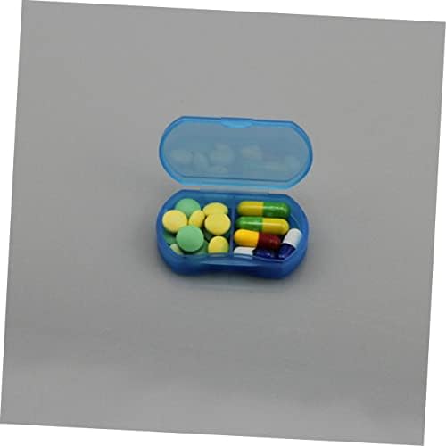 Veemoon 10pcs кутија мини пилула кутија пластична организатор кутија за лекови организатор кутија пилула контејнери медицина