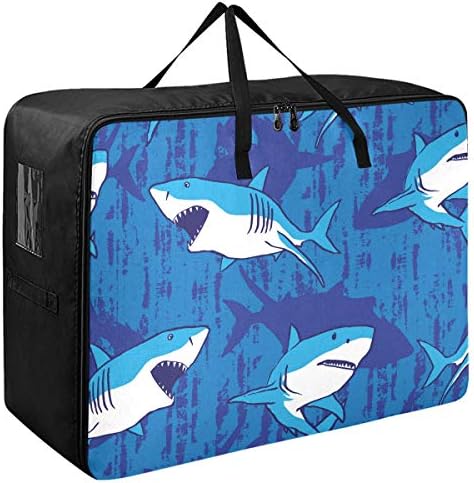 Н / А Торба За Складирање Облека Под Креветот За Ватенка - Торба За Организатори На Ајкула Со Голем Капацитет Со Патенти Декорација